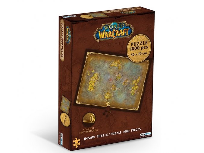 World of Warcraft - Puzzle mapa Azerothu 1000