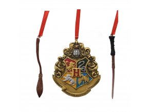 Harry Potter - sada 3 vánočních ozdob