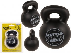 Antistresový kettlebell - černý