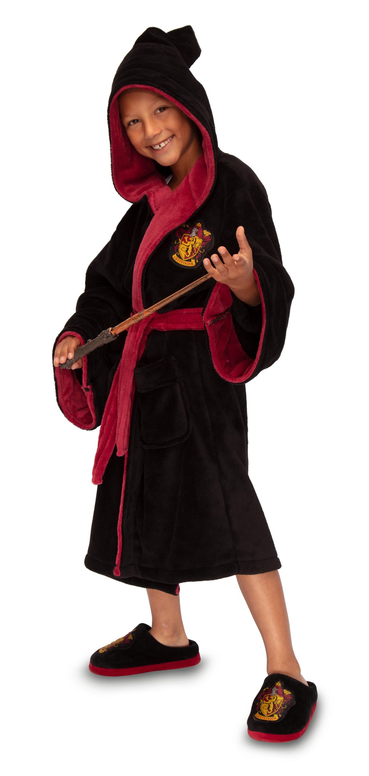 Harry Potter - dětský župan s erbem Nebelvíru DELUXE XL
