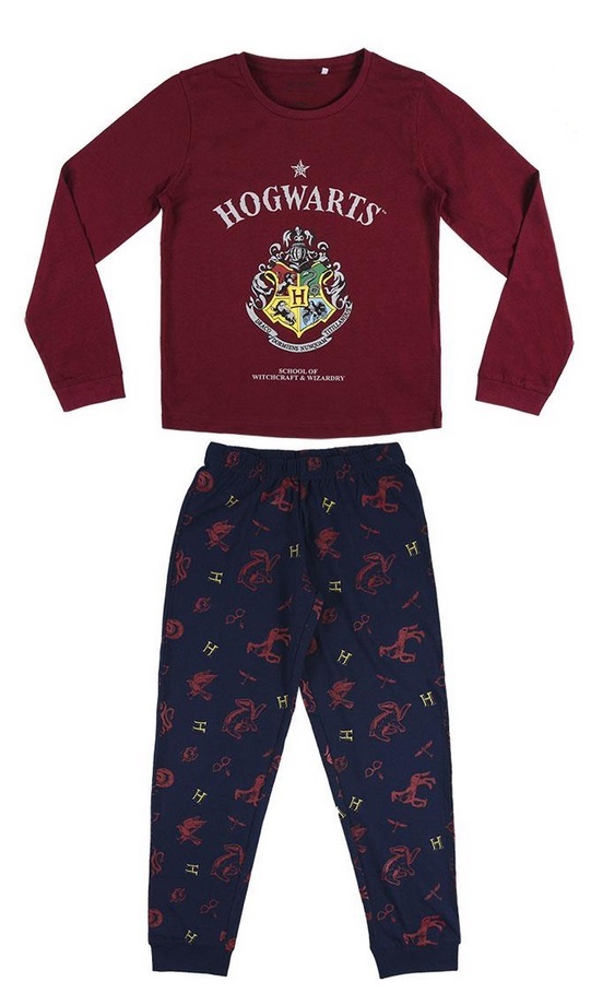 Harry Potter - dívčí pyžamo Bradavice 6 let