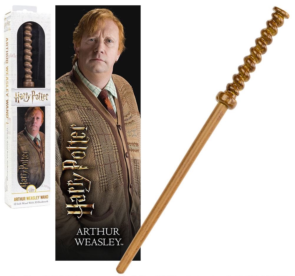 Harry Potter - hůlka Arthur Weasley s 3D záložkou