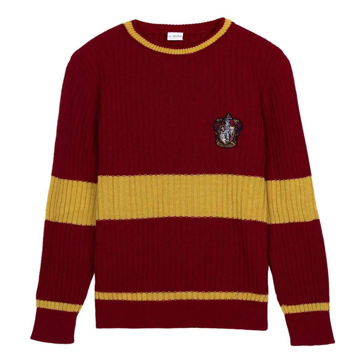 Harry Potter - pletený svetr Nebelvír XXL