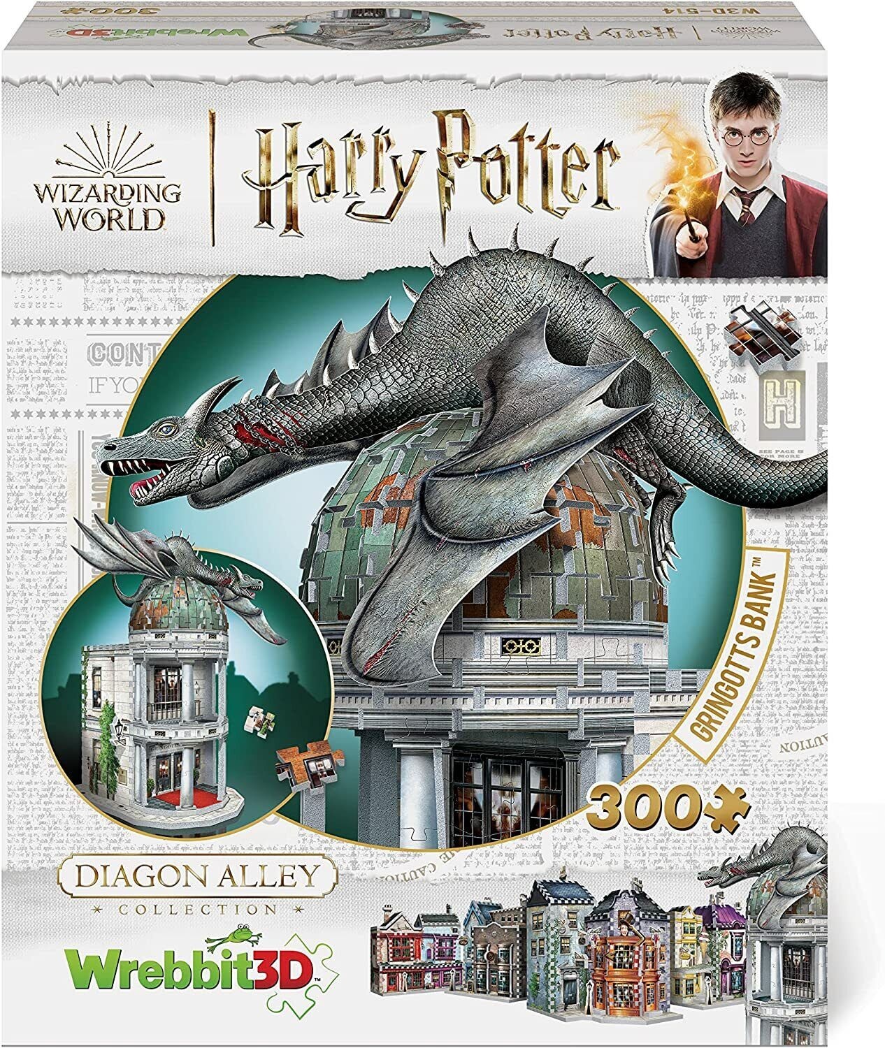 3D Wrebbit Harry Potter Puzzle 3D - Gringot Bank