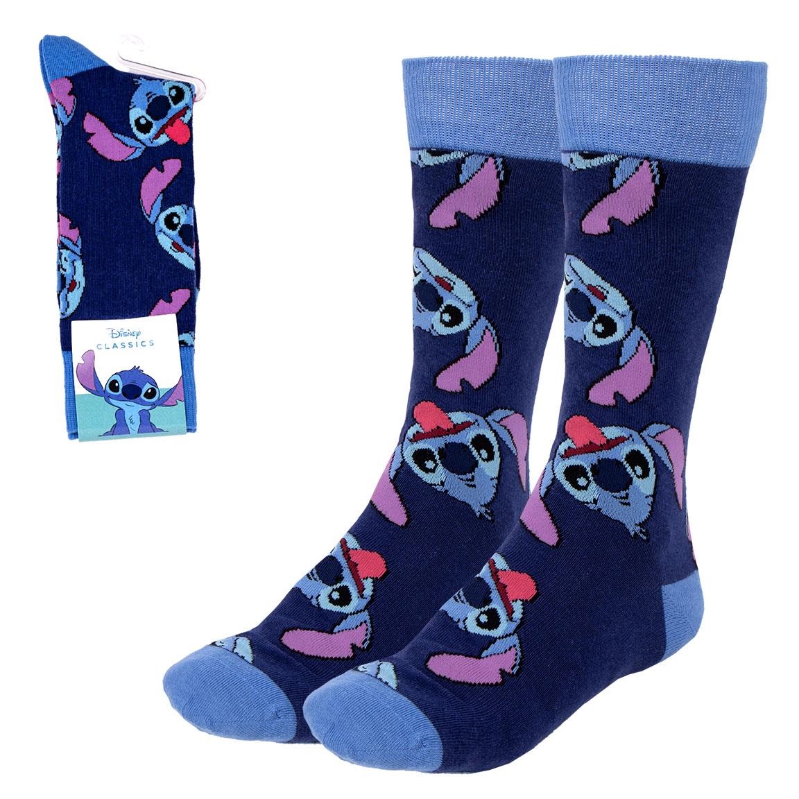 Lilo a Stitch - ponožky - tmavé S/M