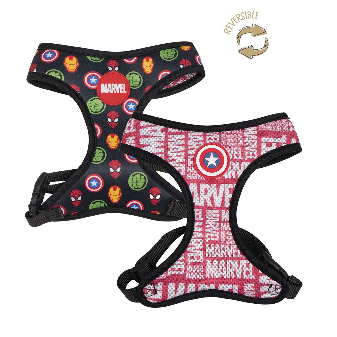 Marvel - oboustranný postroj pro psa Avengers M/L