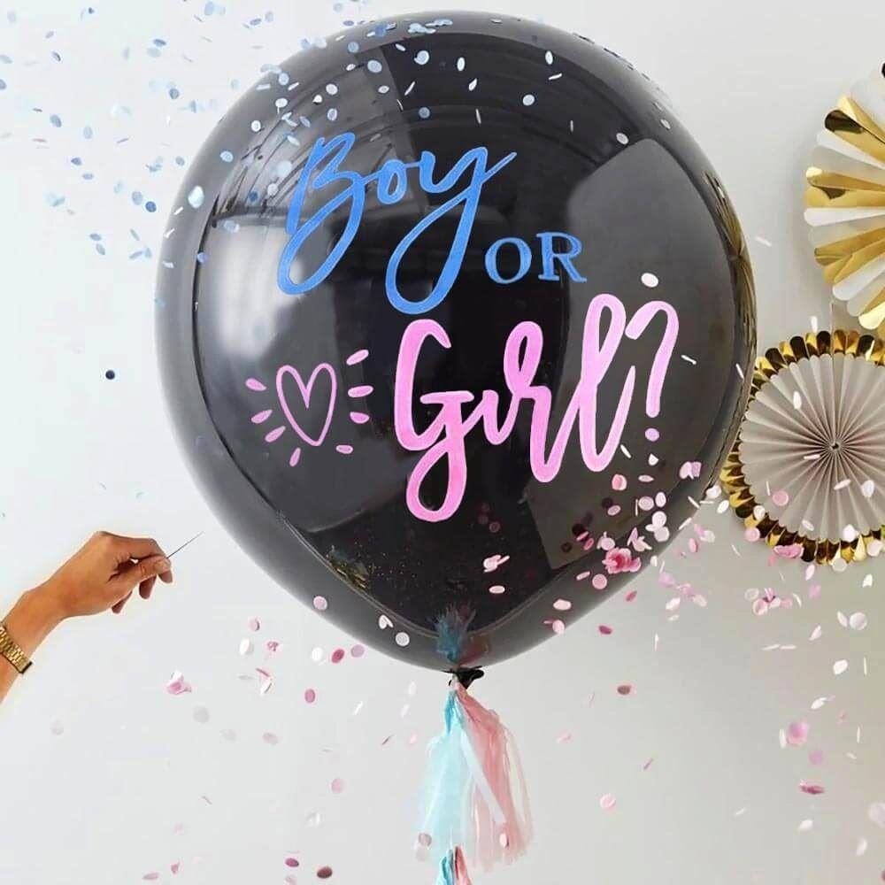 Balónek s konfetami - Kluk nebo holka?