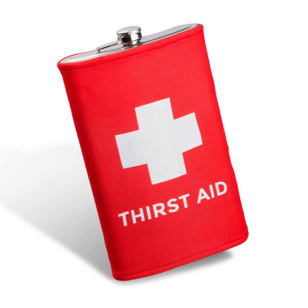 Gigantická placatice 1,8 litru 5 variant Thirst Aid
