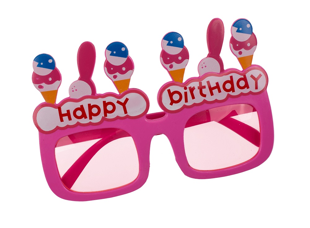 Párty brýle HB růžové se zmrzlinami