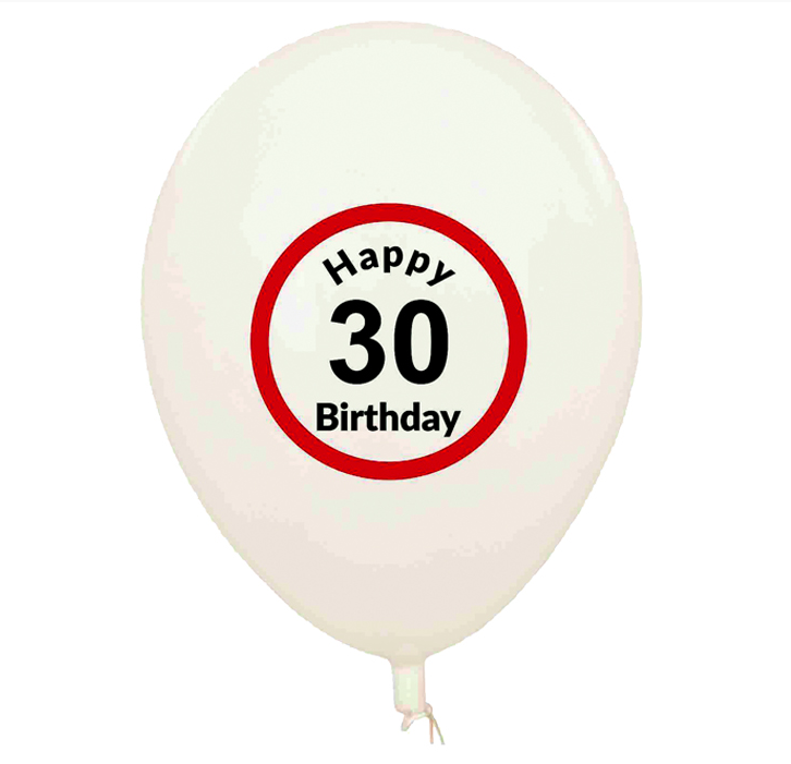 Narozeninové balónky 30 let