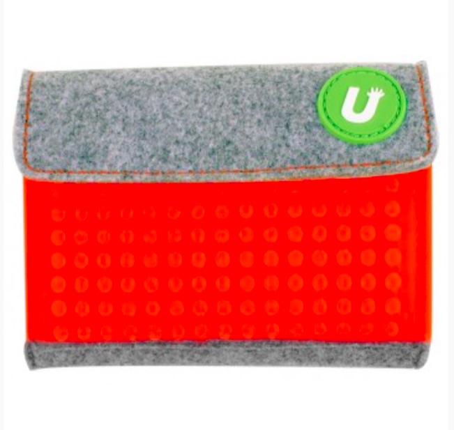 Pixie peněženka Neonově oranžová Upixelbags