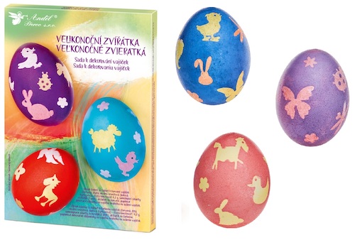 Sada k dekorování velikonočních vajíček - Velikonoční zvířátka