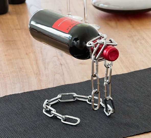 Řetěz na láhev vína