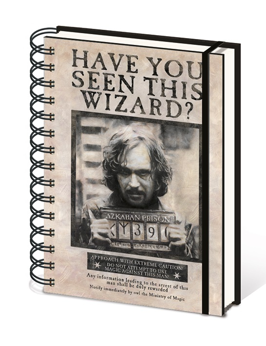 Harry Potter - poznámkový blok Sirius Black