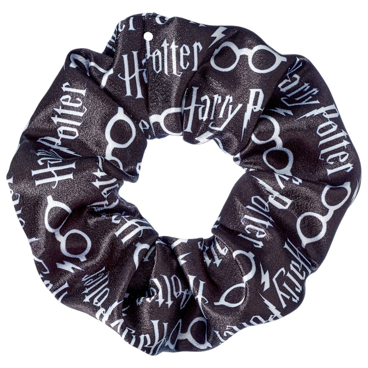Harry Potter - saténová gumička do vlasů - Logo a brýle