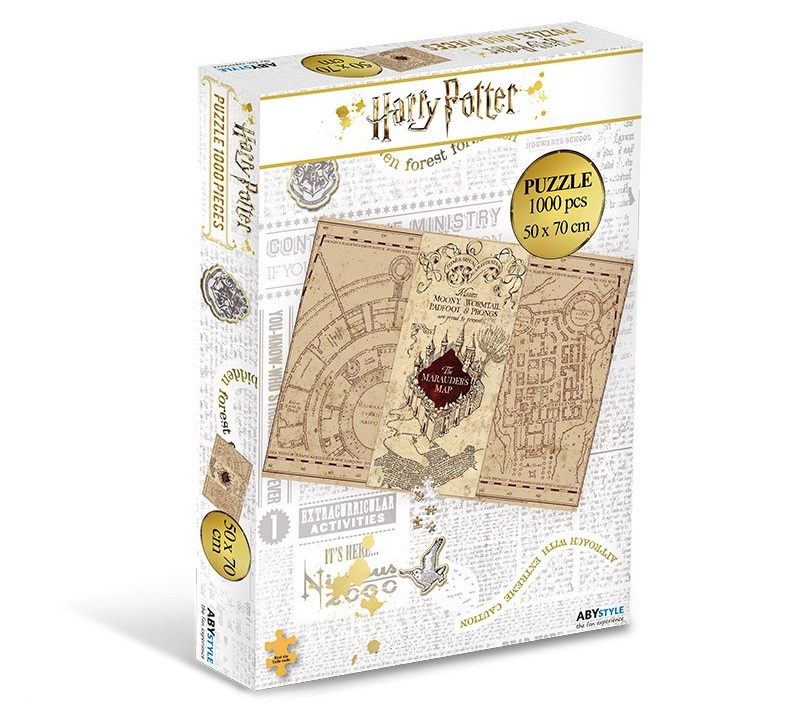 Harry Potter- puzzle Pobertův plánek - 1000 v2
