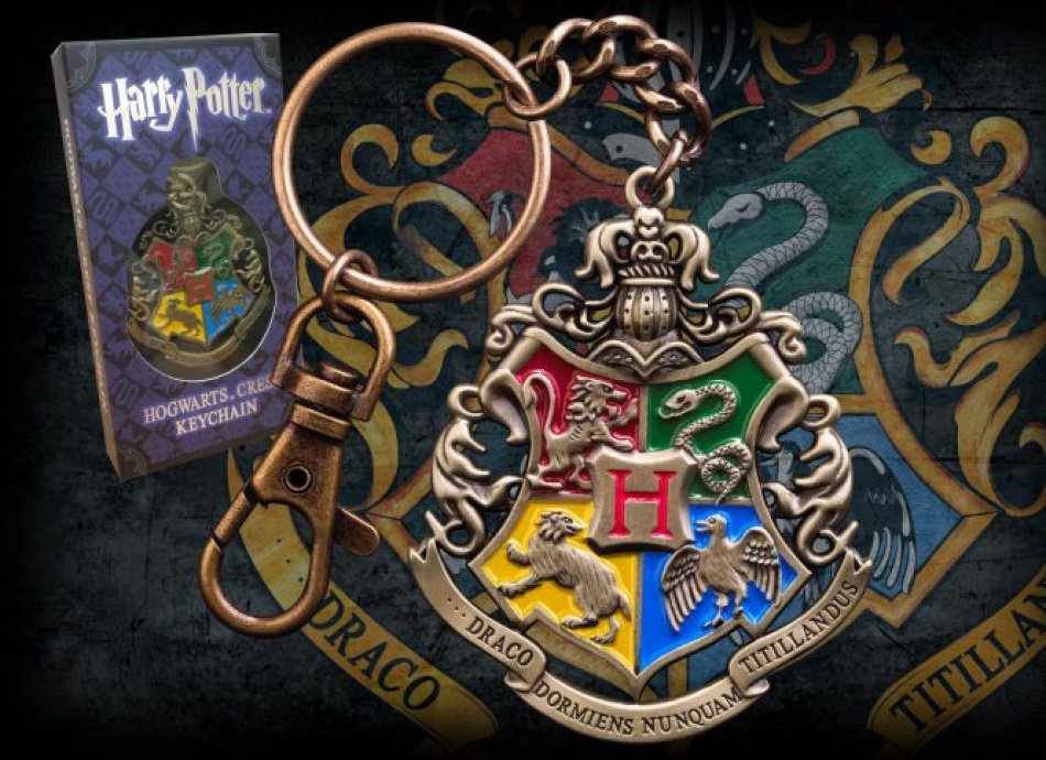 Harry Potter - klíčenka s erbem Bradavice