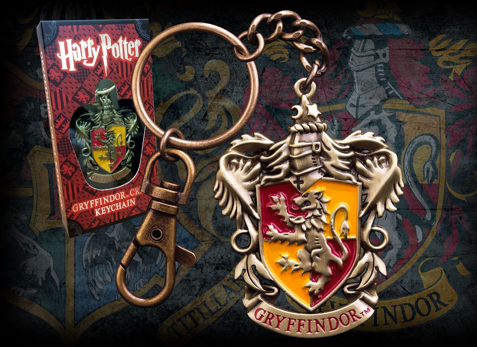 Harry Potter - klíčenka s erbem Nebelvír