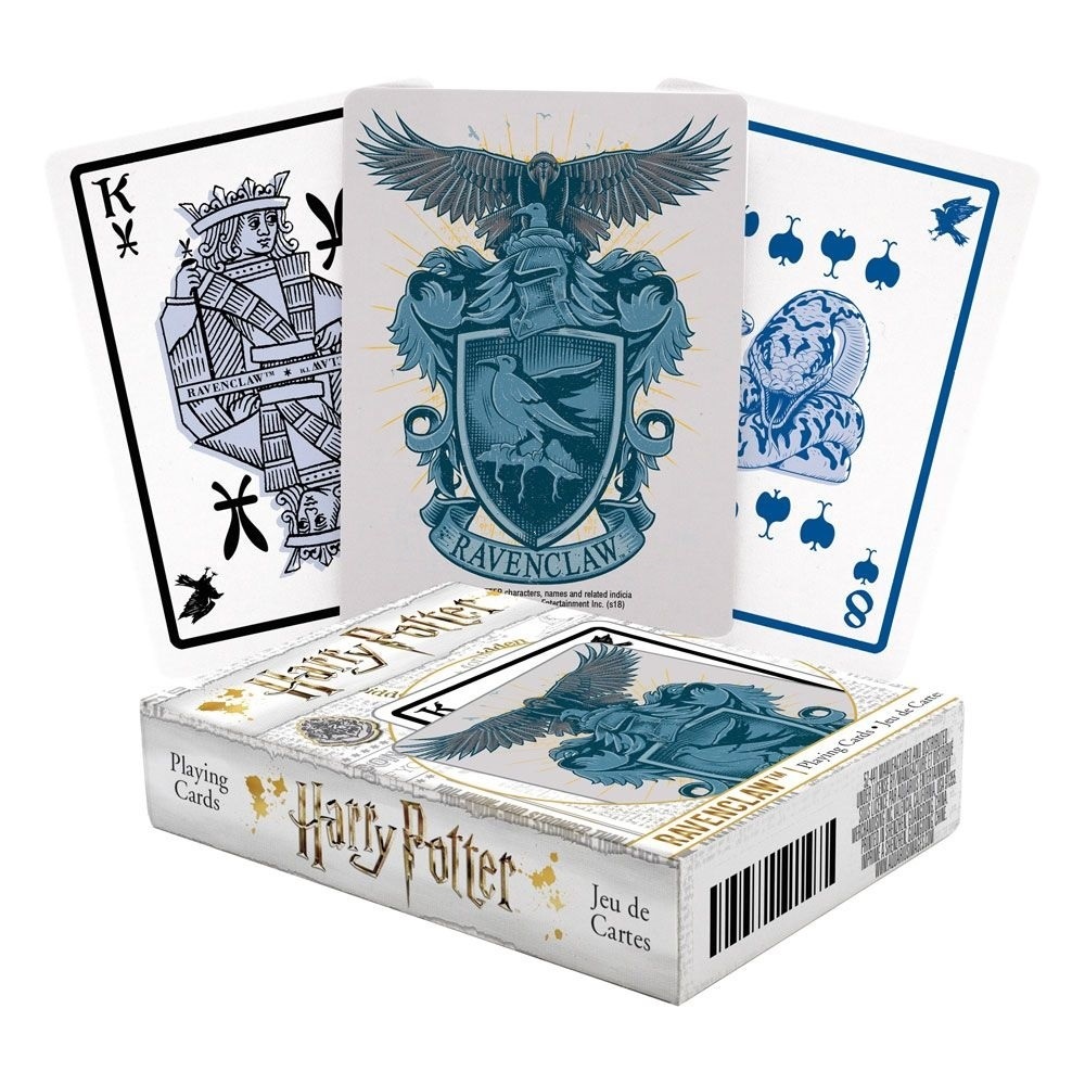Harry Potter - hrací karty s motivem koleje Havraspár