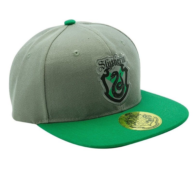 Harry Potter - Snapback kšiltovka s motivem koleje Zmijozel