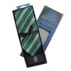 Harry Potter - kravata a manžetový knoflík Zmijozel