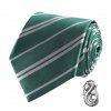 Harry Potter - kravata a manžetový knoflík Zmijozel