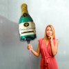 Balón - zelené šampaňské XL