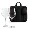 wine case with glasses divinto diamond 13186