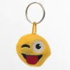 emoji plush key chain wink