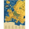 2890 1 stiraci mapa evropy deluxe xl zlata