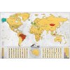 2917 stiraci mapa svet deluxe xxl blanc zlata