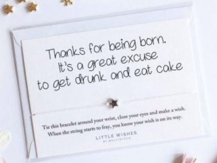 thanks for being born