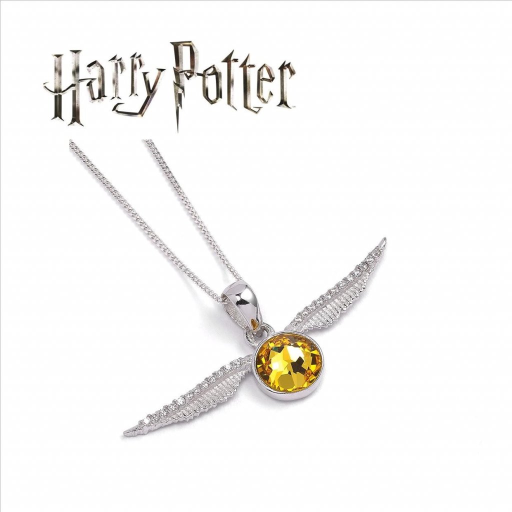 Harry Potter - náhrdelník Zlatonka DELUXE