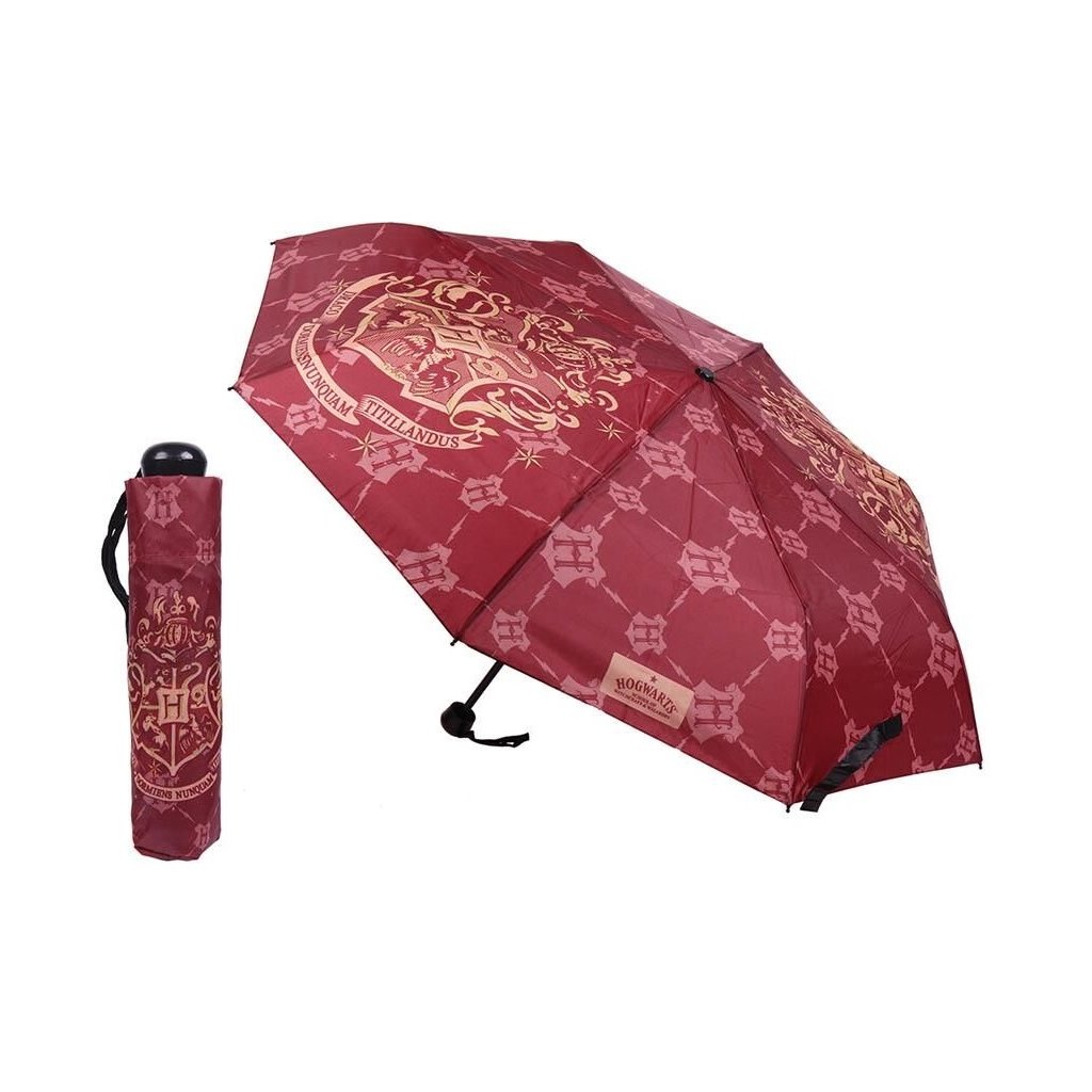Harry Potter - Bradavický deštník červená