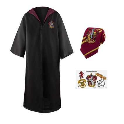 Harry Potter - Mantie vrăjitorie Casa Cercetașilor cu cravată și tatuaje S
