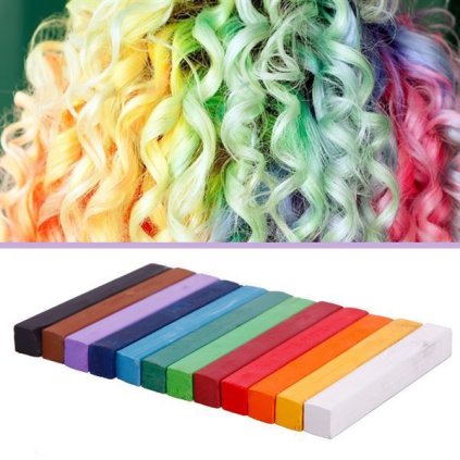 Cretă de păr colorată