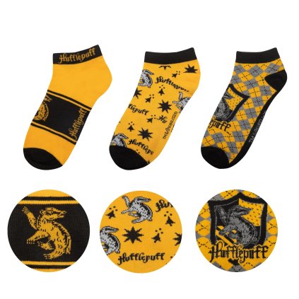 Harry Potter - set 3 perechi de șosete până la gleznă Astropufilor