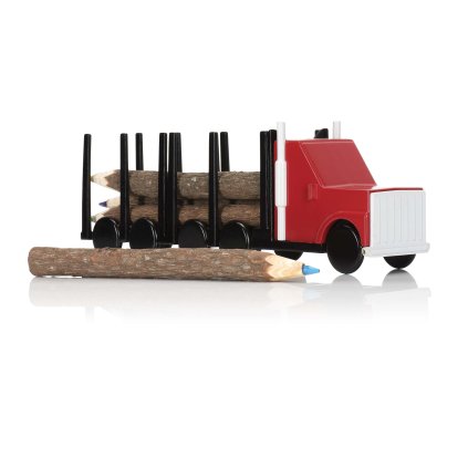 Camion plin de creioane 