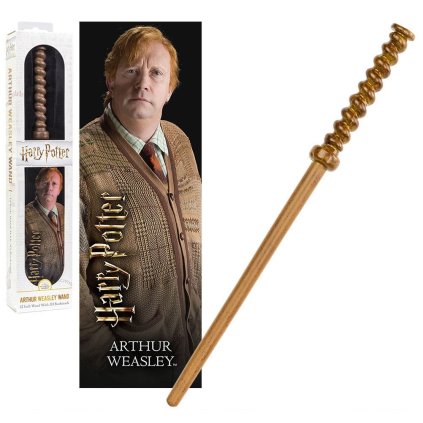 Harry Potter - bagheta Arthur Weasley cu semn de carte 3D