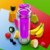 Sticlă infuzor fructe 800ml violet