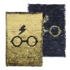 Harry Potter - caiet de notițe Sequin - Fulger și ochelarii 
