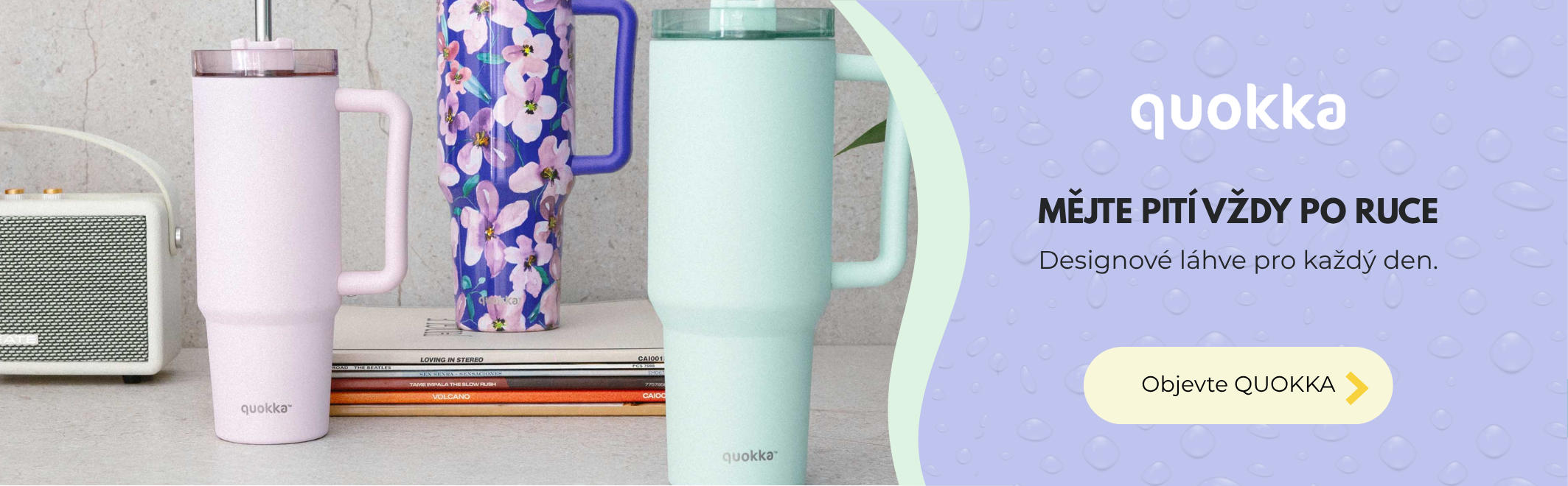 Láhve a boxy na svačinu QUOKKA, které si zamilujete doma, v práci i na cestách.