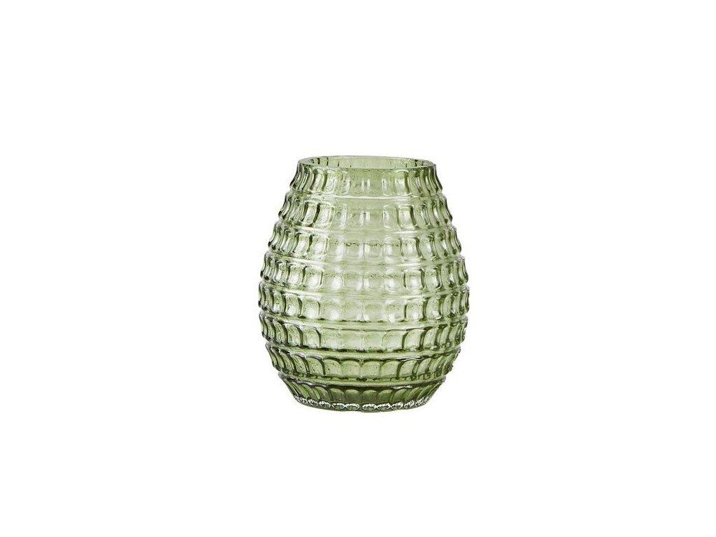 Skleněná Váza se vzorem Villa Collection Green | Zelená detail