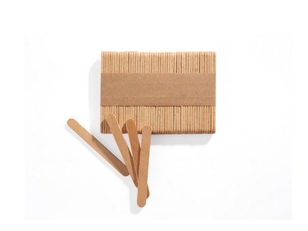 Dřevěné tyčky na nanuky Silikomart Wood Stick 100 ks, 11 cm