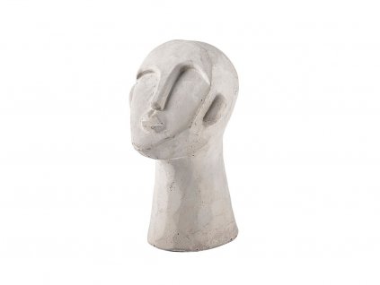 Figurka Hlava 8x8x15 cm Grey | Šedá detail