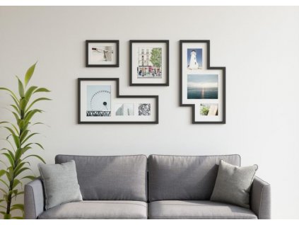 Fotorámečky Umbra MINGLE černé SET/4ks | černá