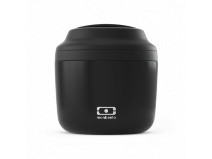 Termobox na svačinu MonBento Element NEW | černý