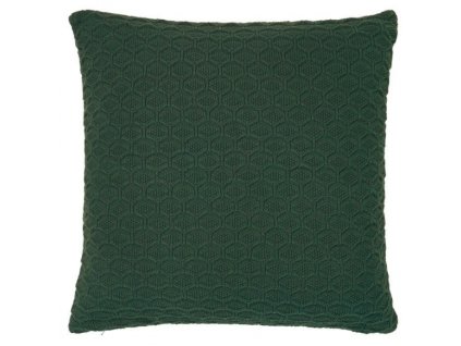 Polštář Sodahl pletený 50x50 Deep Green | Zelený detail