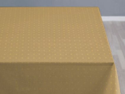 Kuchyňský ubrus Sodahl Squares Golden | Zlatý (Typ 140x320 cm)