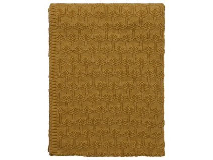 116025 1 pled sodahl pleteny 130x170 golden zlaty